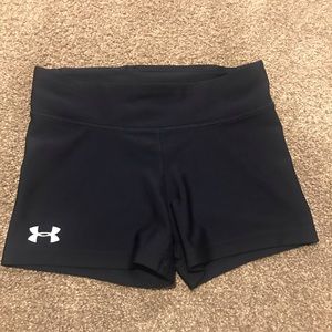 Under Armour Navy Blue Spandex 3”